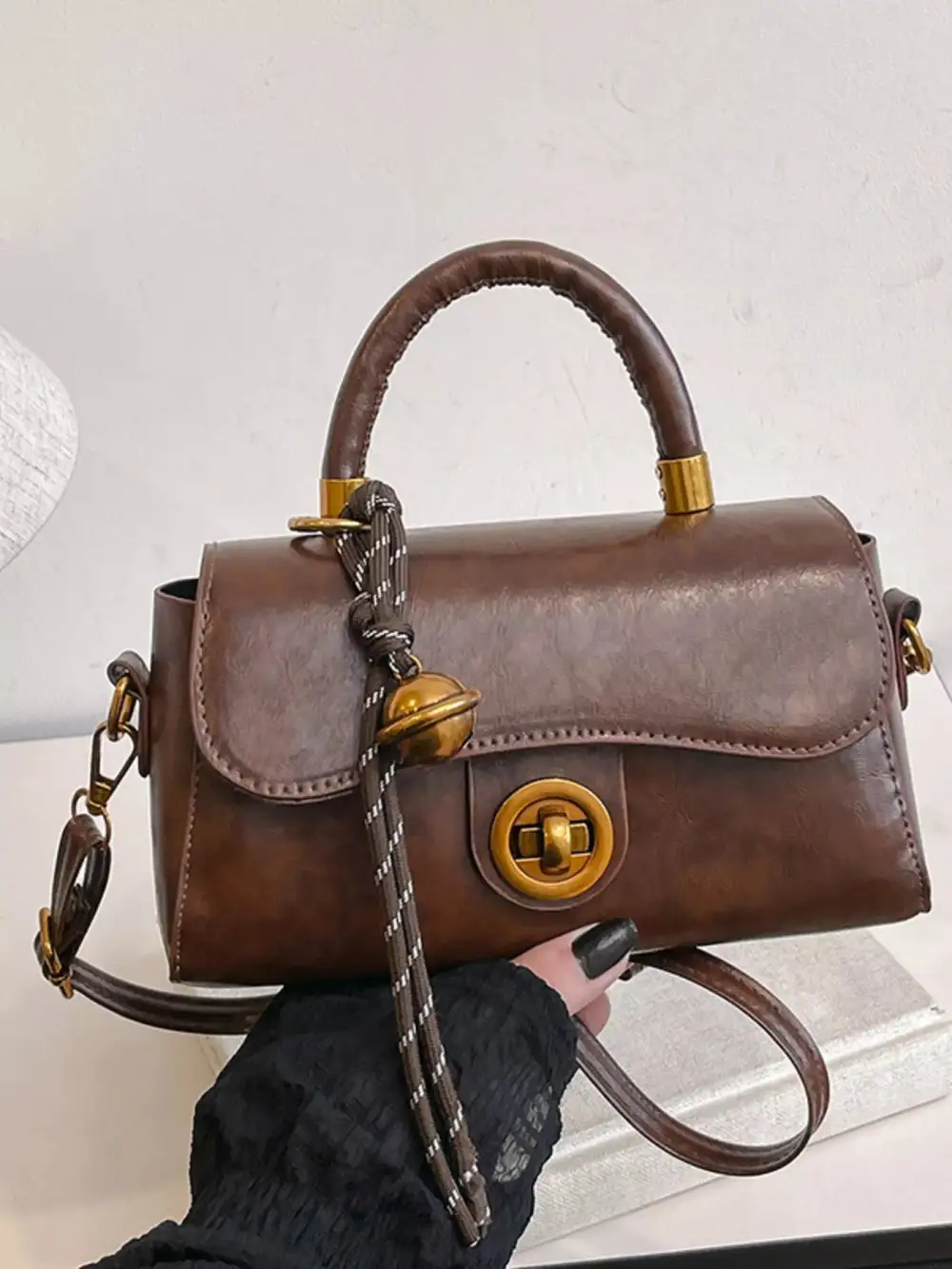 Top Handle Crossbody Bag
