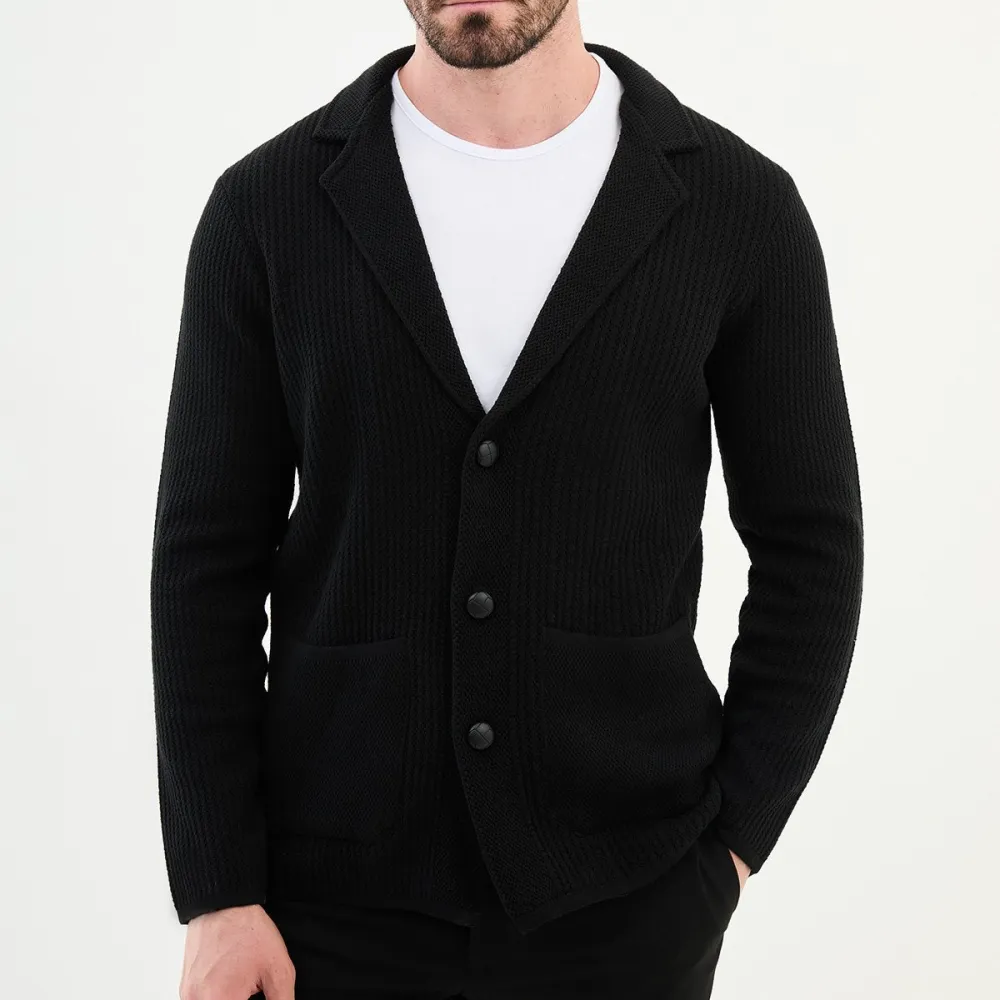 Polished Long Sleeve Knit Cardigan
