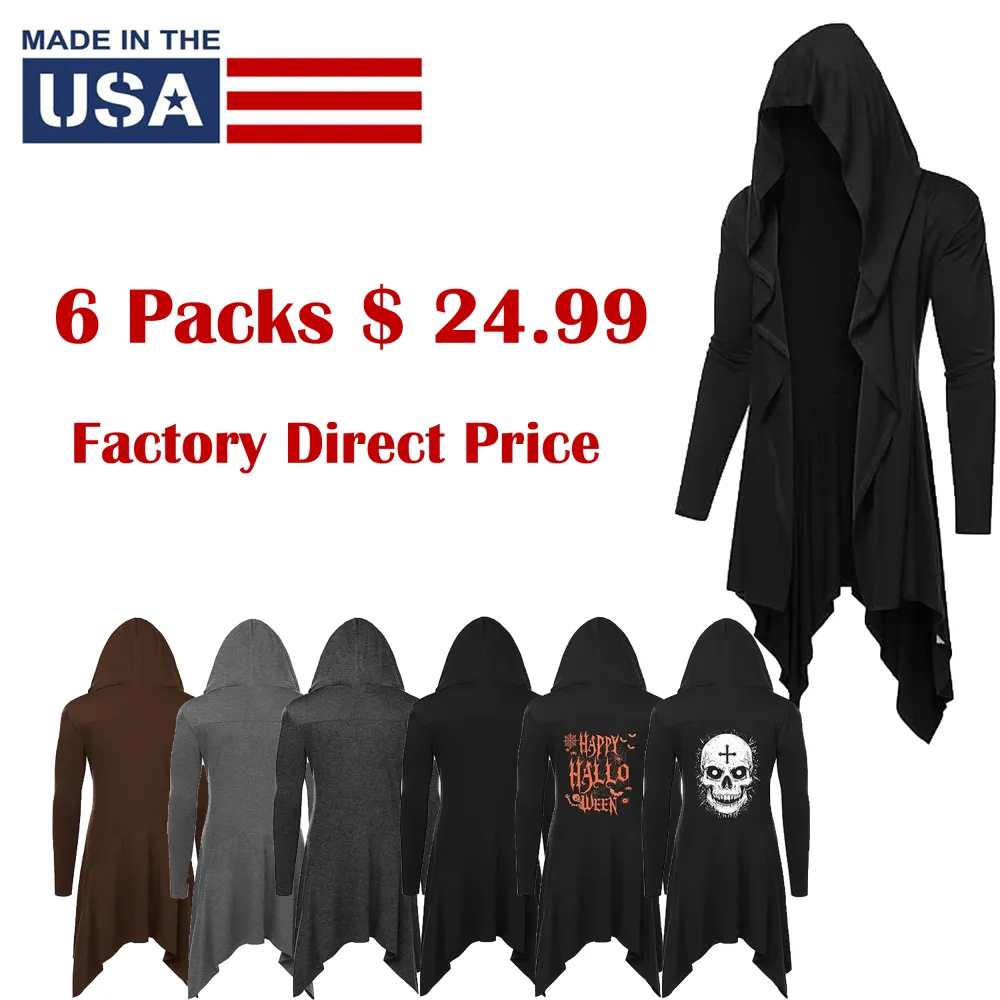 🖤 Men’s Long Hooded Cardigan – Effortless Style Meets Everyday Comfort