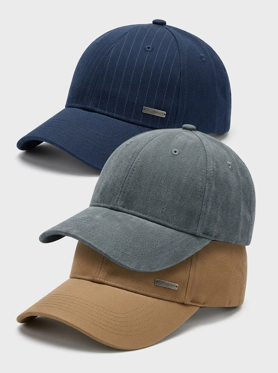 Classic Vintage-Washed Three-Pack Baseball Caps