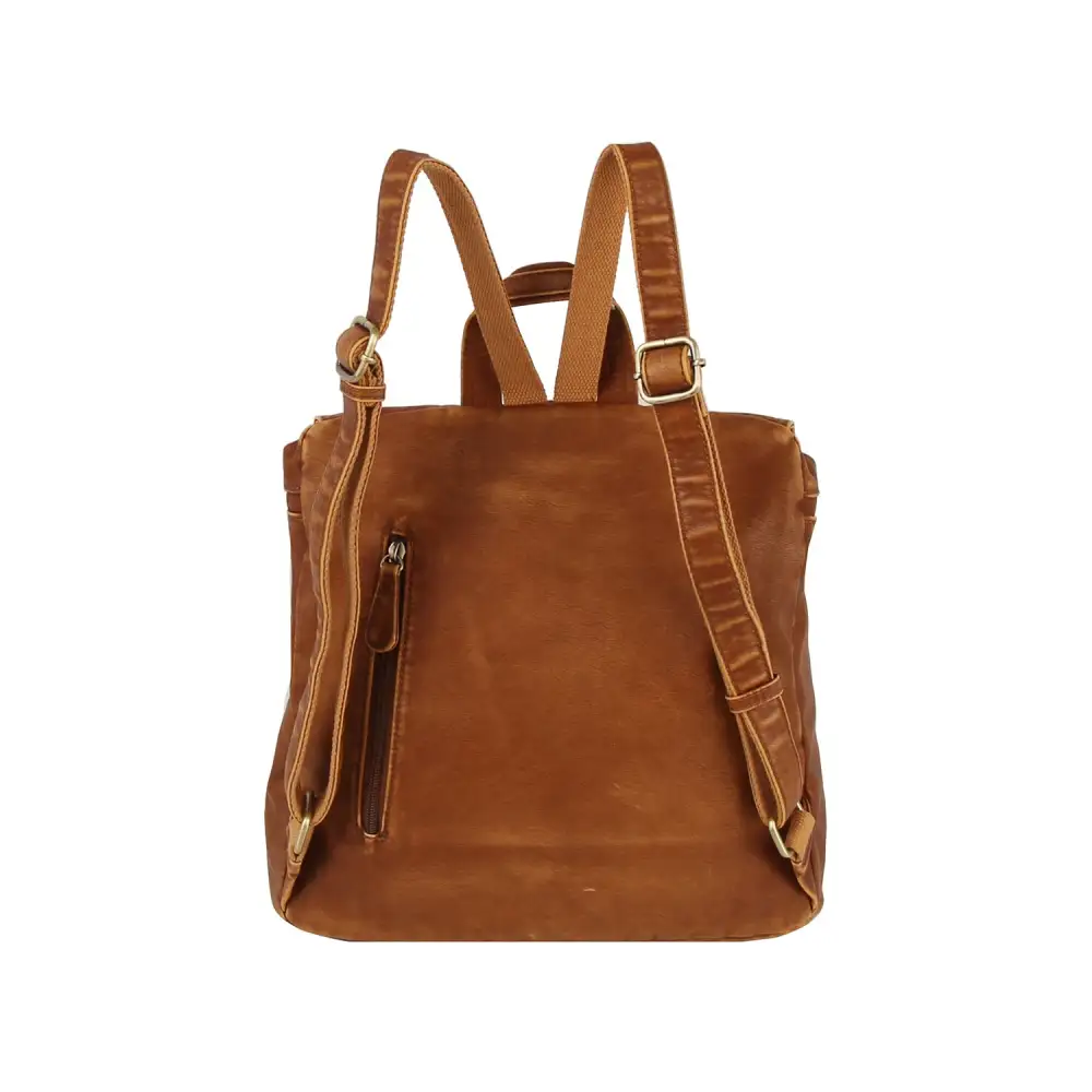 Structured Flap Casual Backpack