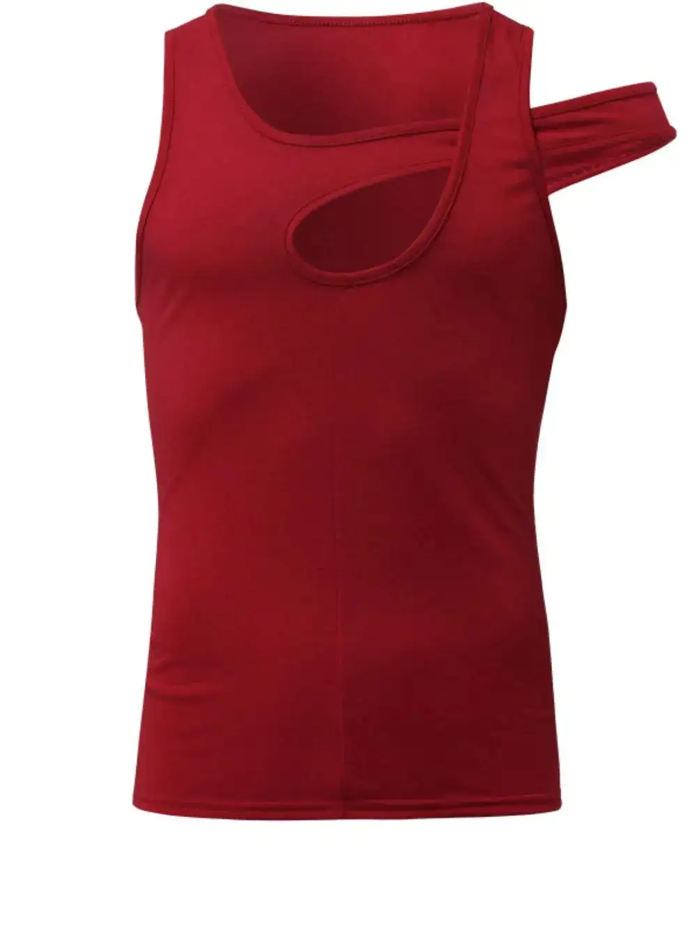 Men's Asymmetrical Cutout Tank