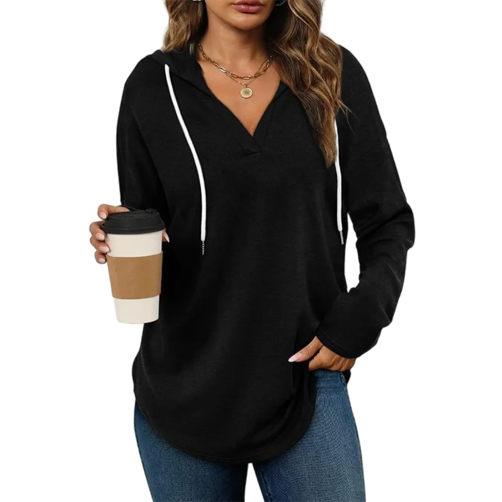 Women’s Oversized Long-Sleeve Pullover！