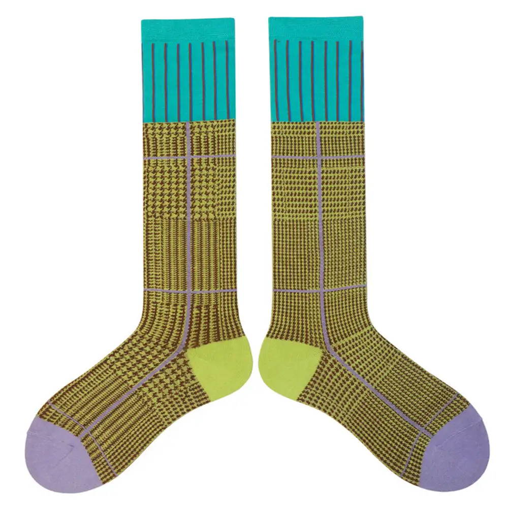 Geometric Knee High Socks