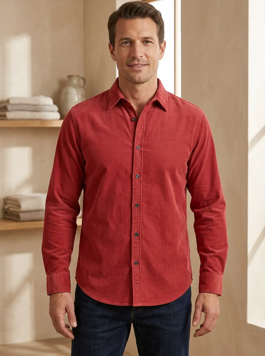 Modern Long-Sleeve Men's Long-Sleeve Shirt