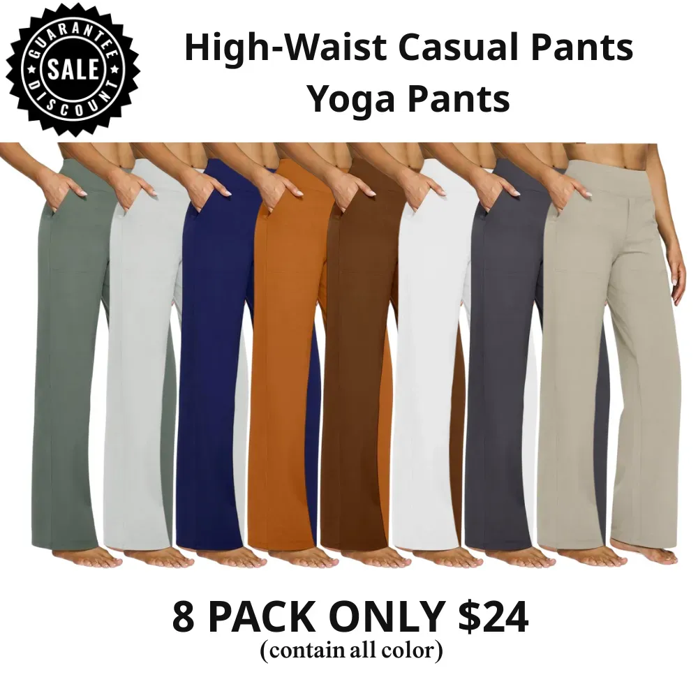 Women Wide Leg Pants with Pockets🔥8-Pack - All Colors Included, Only $24