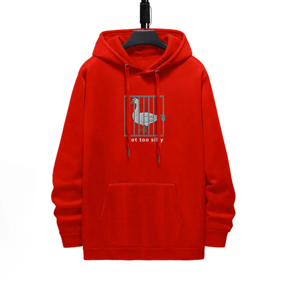 Got Too Silly Pattern Printed Hoodie