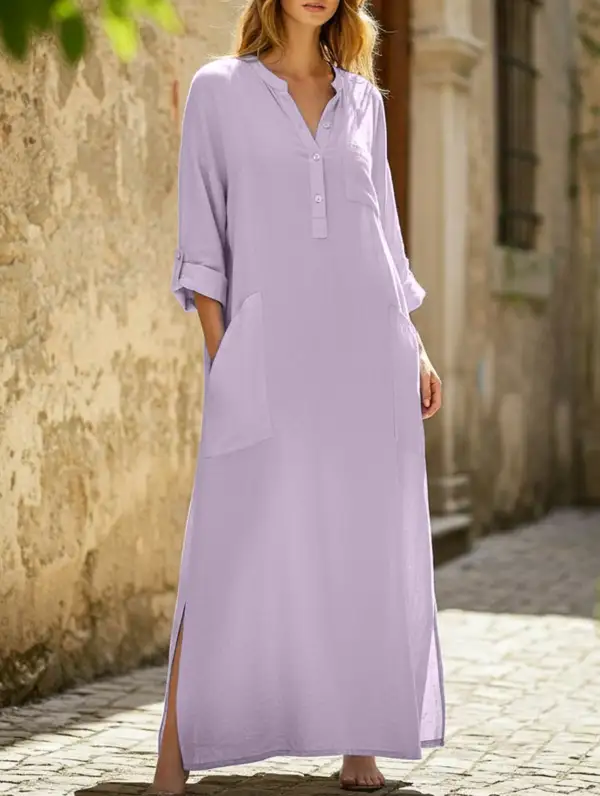 Relaxed Fit Simple Irregular Dress