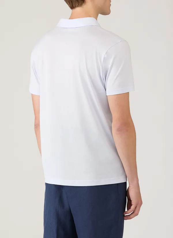 Contemporary Everyday Regular Fit Cotton Jersey Short Sleeve Polo Shirt