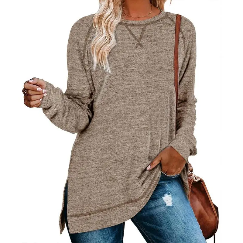 Tunic Tops for Women 2025 Long Sleeve Shirts for Leggings Loose Fit Sweaters