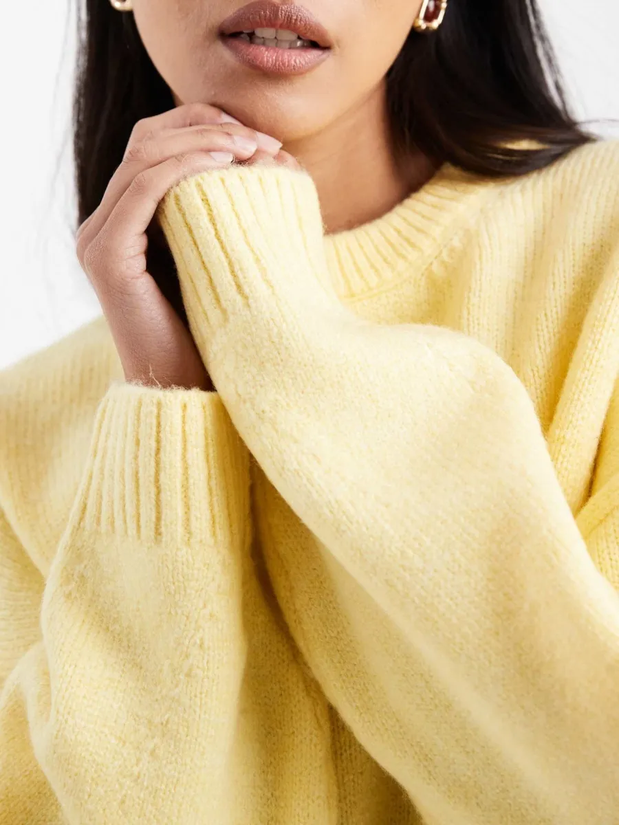 Plain Round Neck Sweater