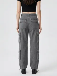 Streamlined Multi Pocket Collection Women's Multi Pocket Cargo Pants