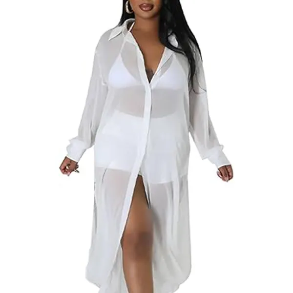 Women's Solid Color Button Front Shirt & Shorts Two-Piece Set