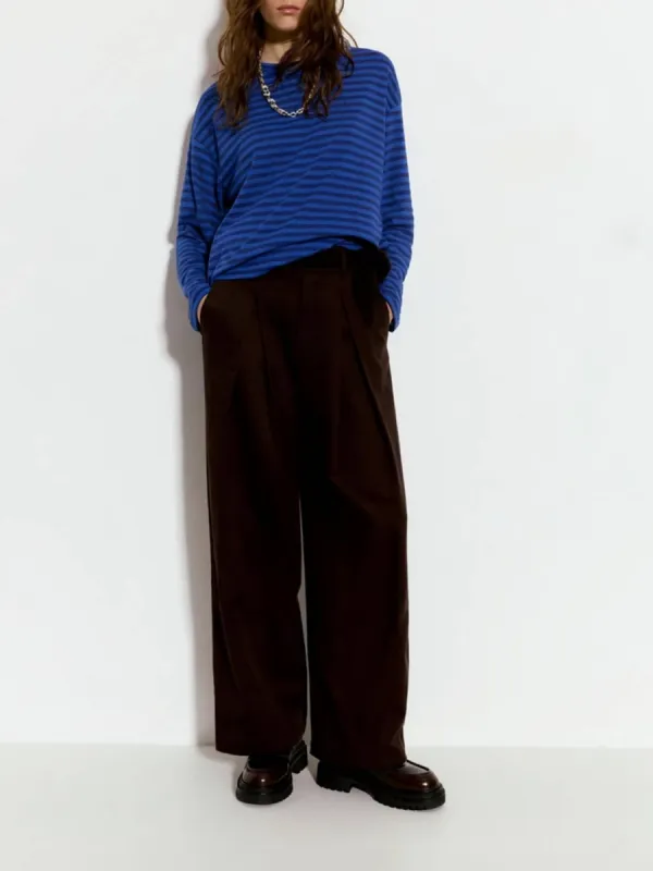 Striped Dropped Shoulder T-Shirt