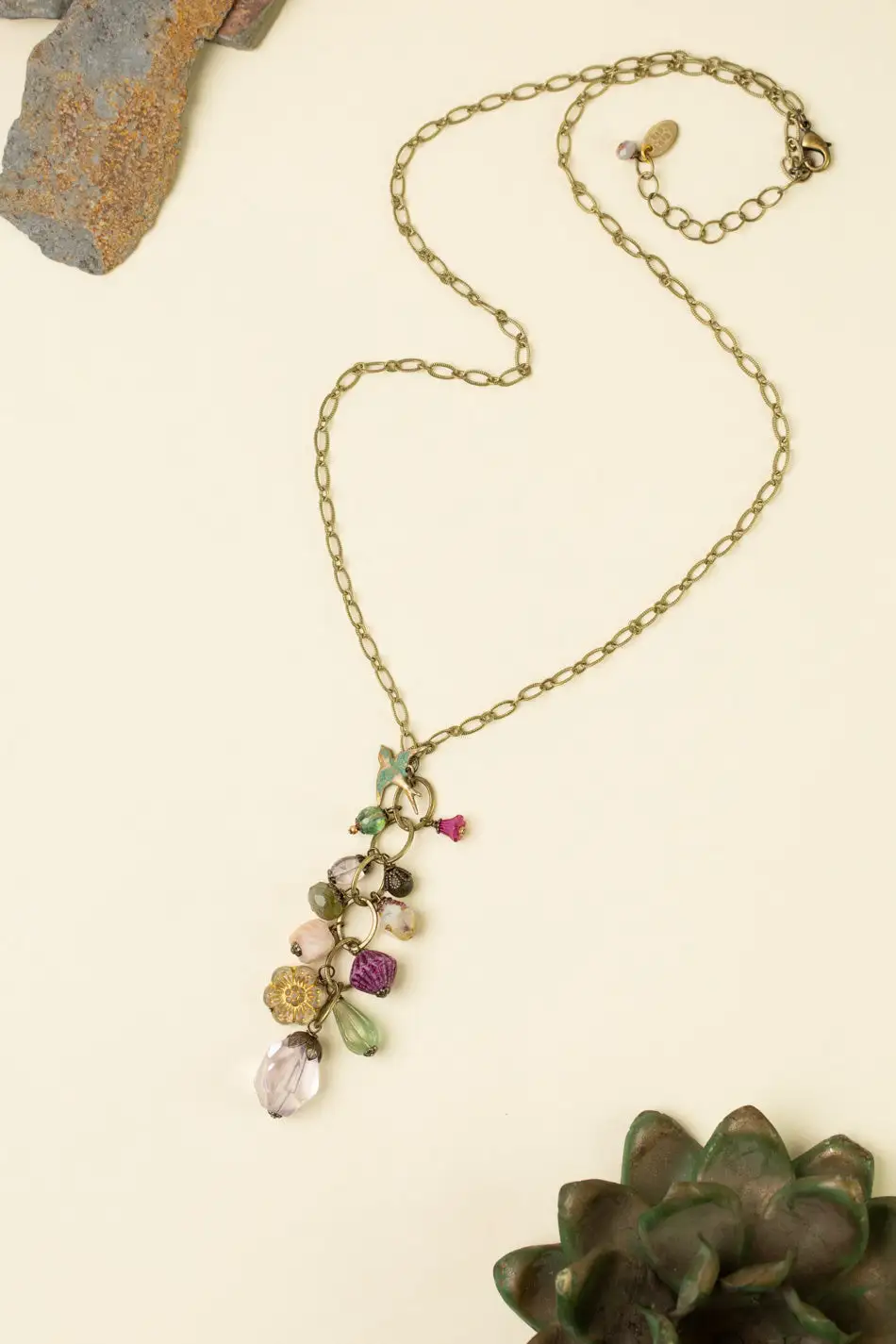 Radiant Cluster Statement Necklace
