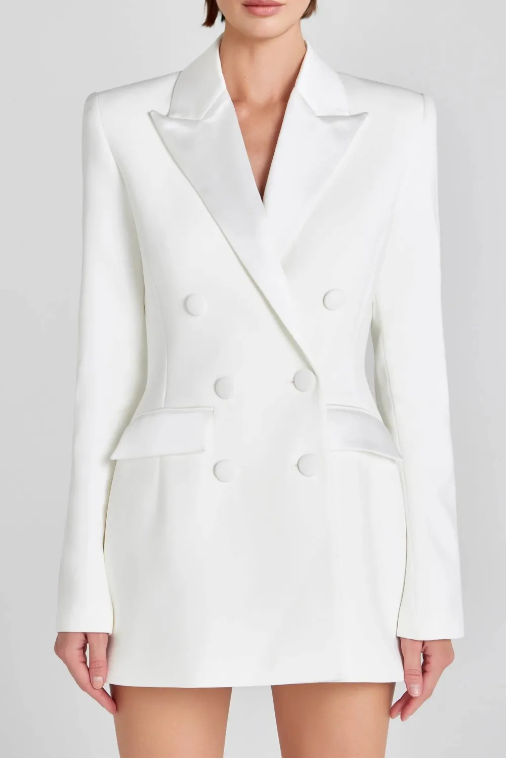 Double Breasted Blazer Exquisite Mini Dress
