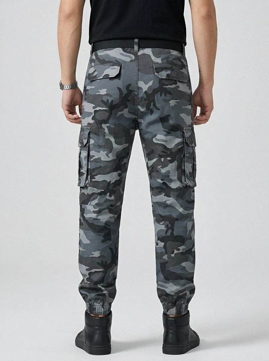 Camouflage Urban Streetwear Camouflage Cargo Pants