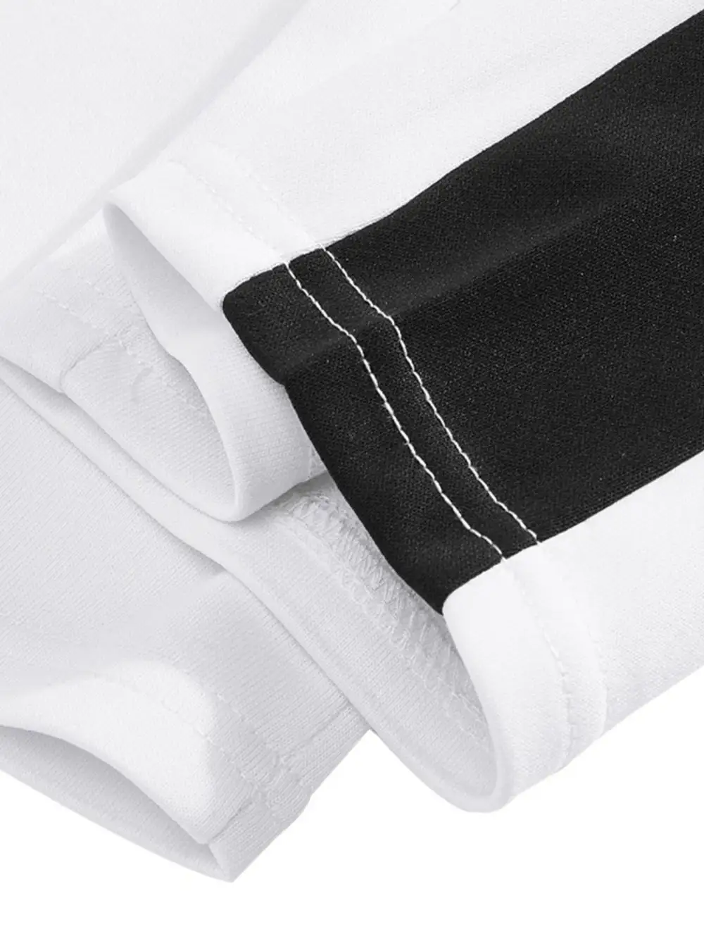 Men's Full Size Side Stripe Wide Leg Pants