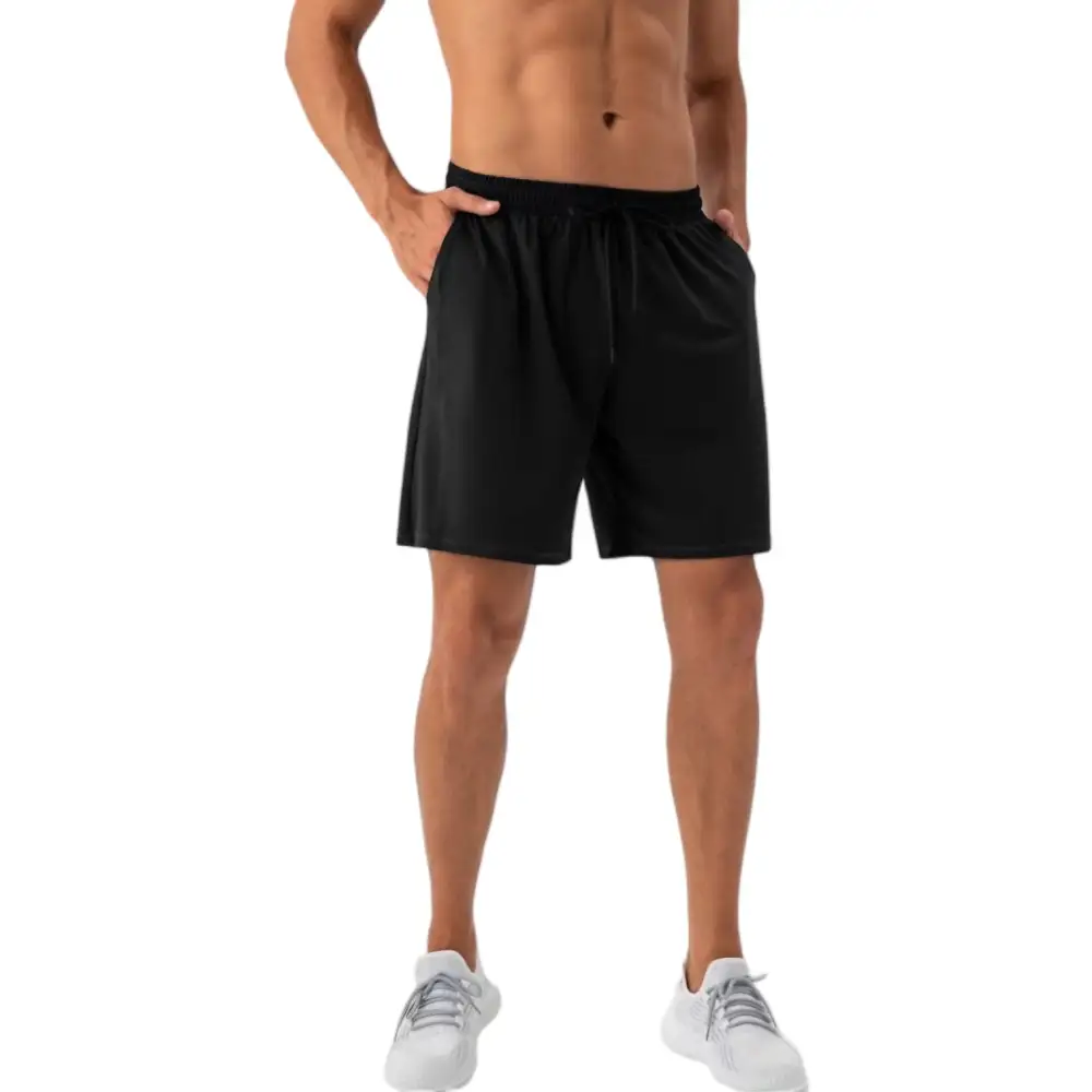 Drawstring Elastic-Waist Lightweight Men's Athletic Shorts