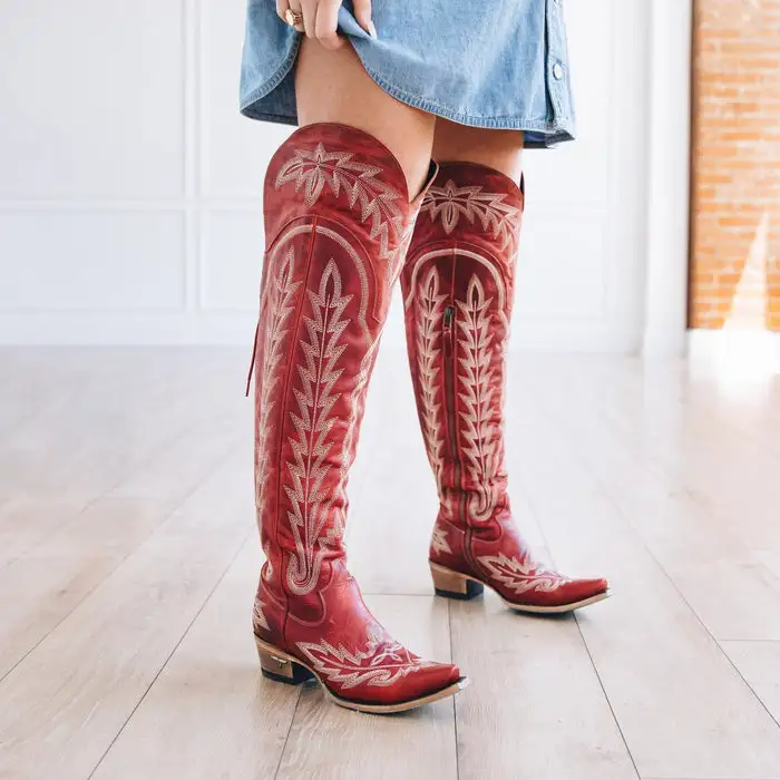 Women's Embroidered Boots