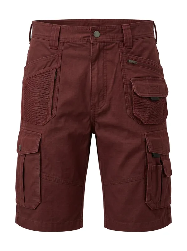 Men's Olive Green Multi-Pocket Tactical Cargo Shorts