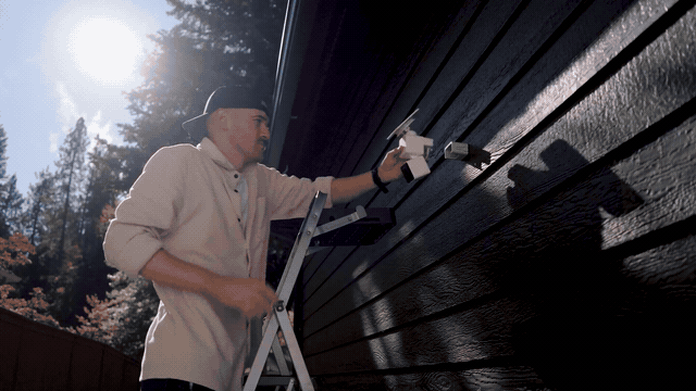 Demonstration of solar panel angle adjustment