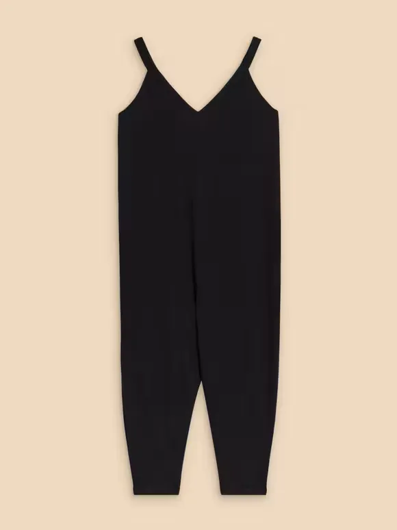 V-Neck Jersey Jumpsuit