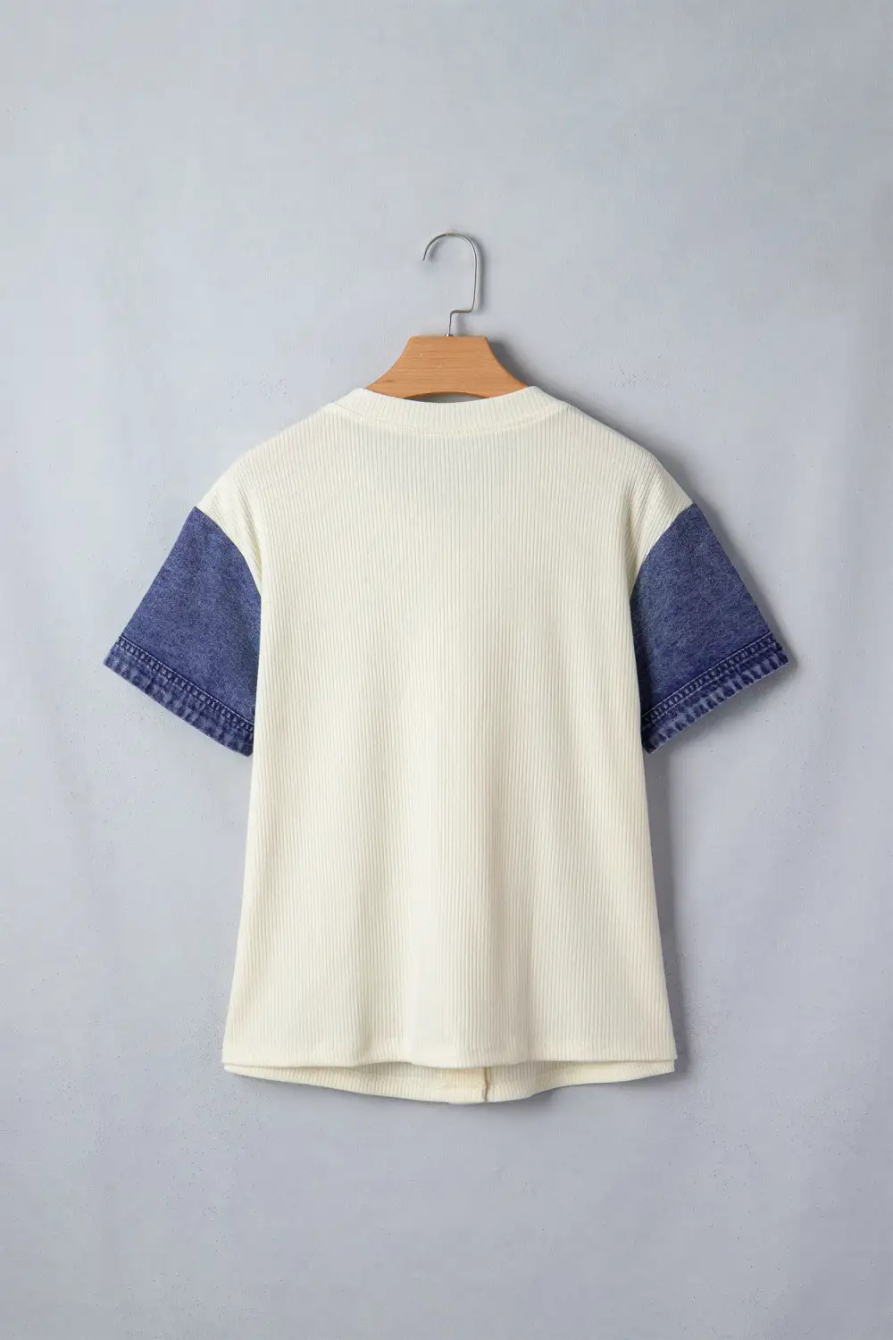 Short Sleeve Patchwork Casual Shirt