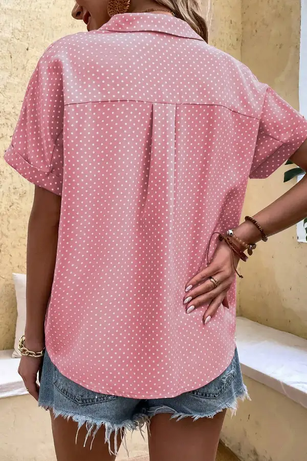 Soft Short Sleeve Printed Casual Shirt