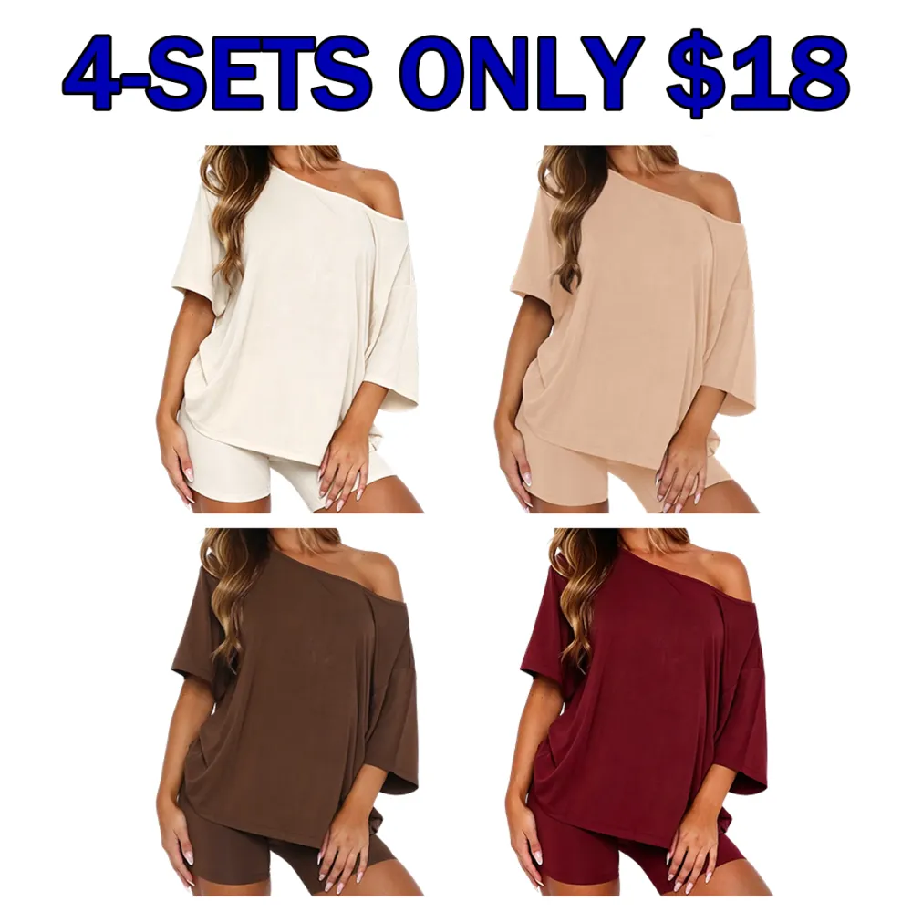 Women's casual two-piece loungewear set