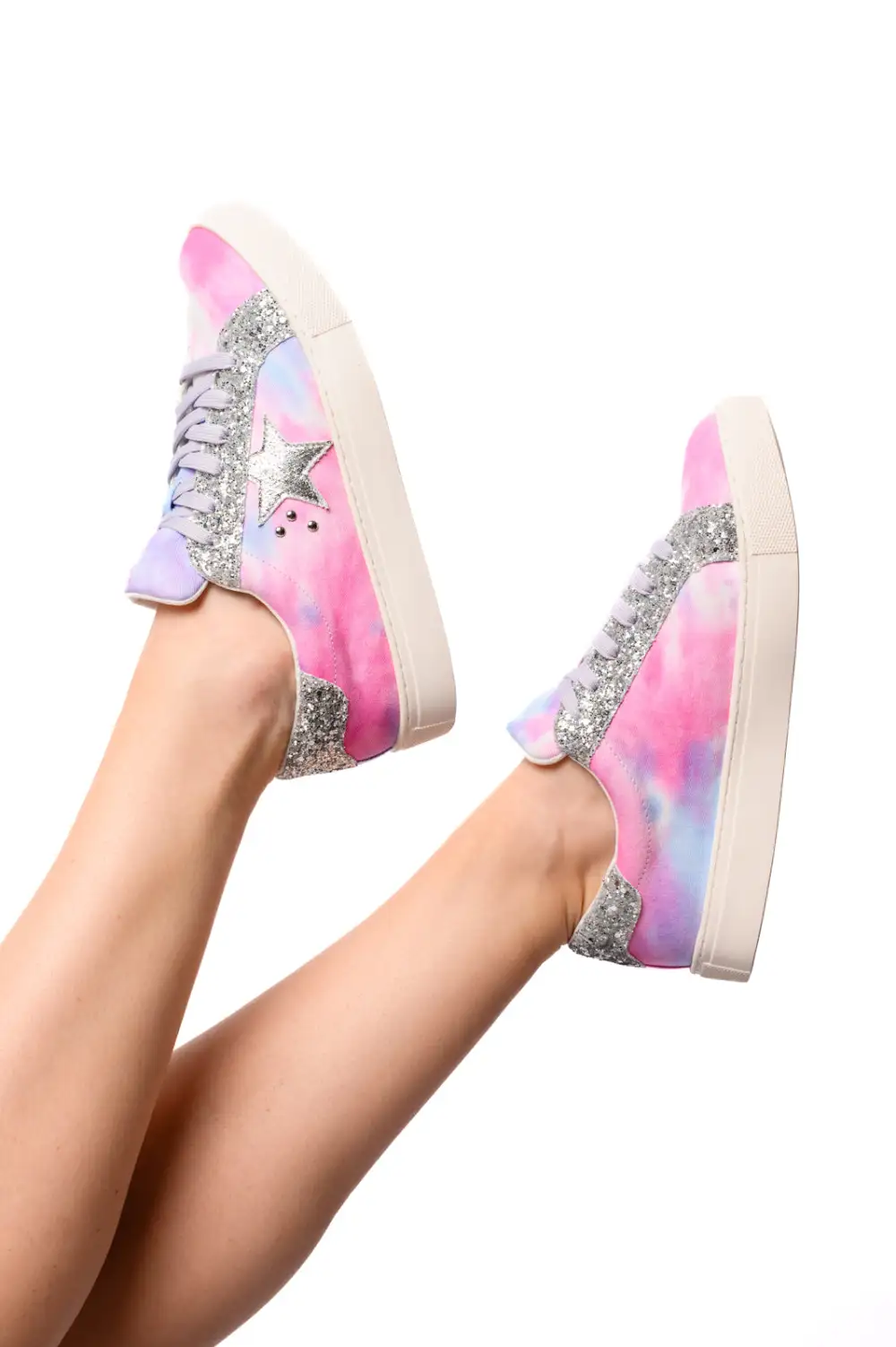 Sneakers in Pastel Tie Dye