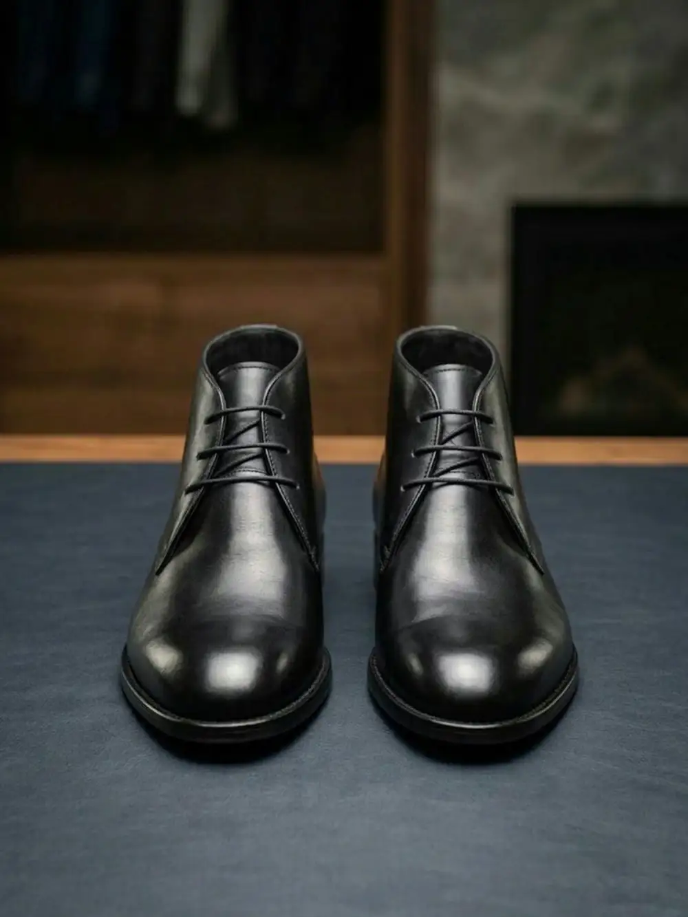 Goodyear Welt Vegan Leather Desert Boots