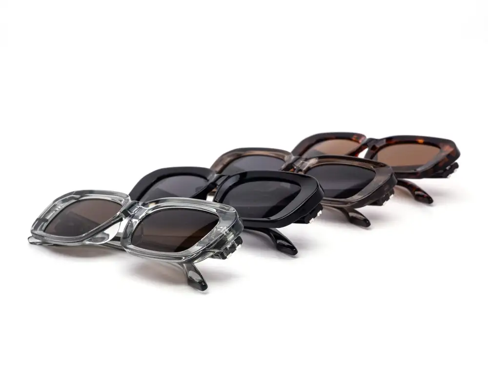 12-Pack Chunky Metal Rounded Rectangle Sunglasses