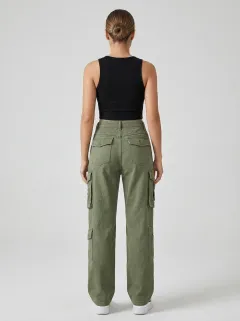 Flexible Street Style Women's Multi Pocket Cargo Pants