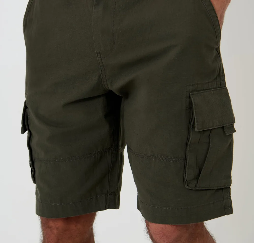 Men's Forest Green Cargo Shorts
