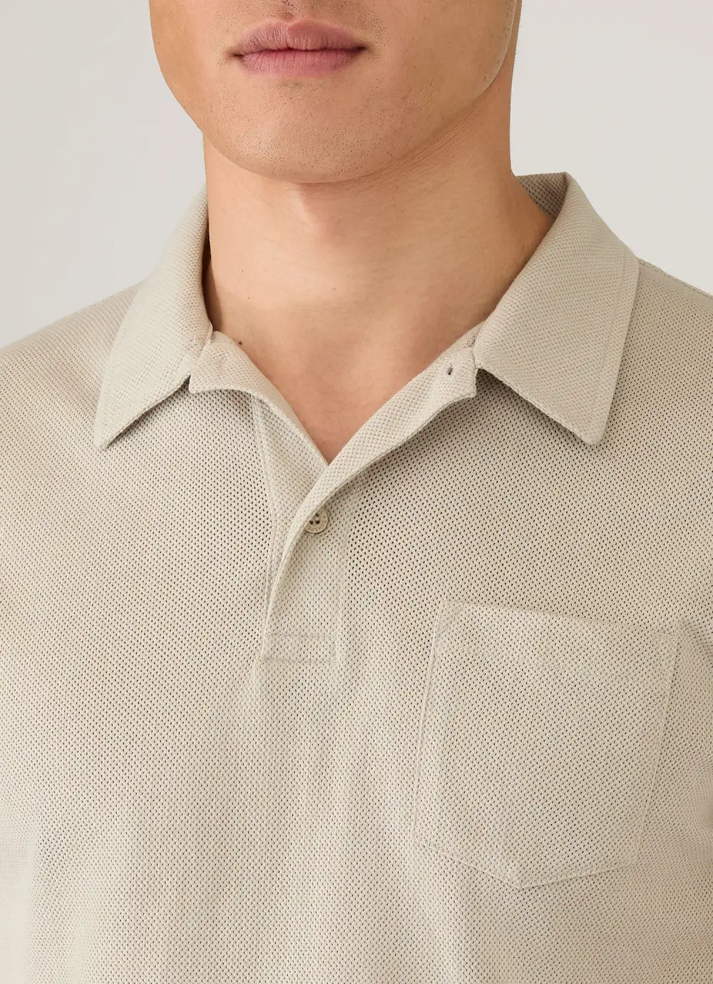 Easy Everyday Slim Fit Mesh Cotton Short Sleeve Polo Shirt