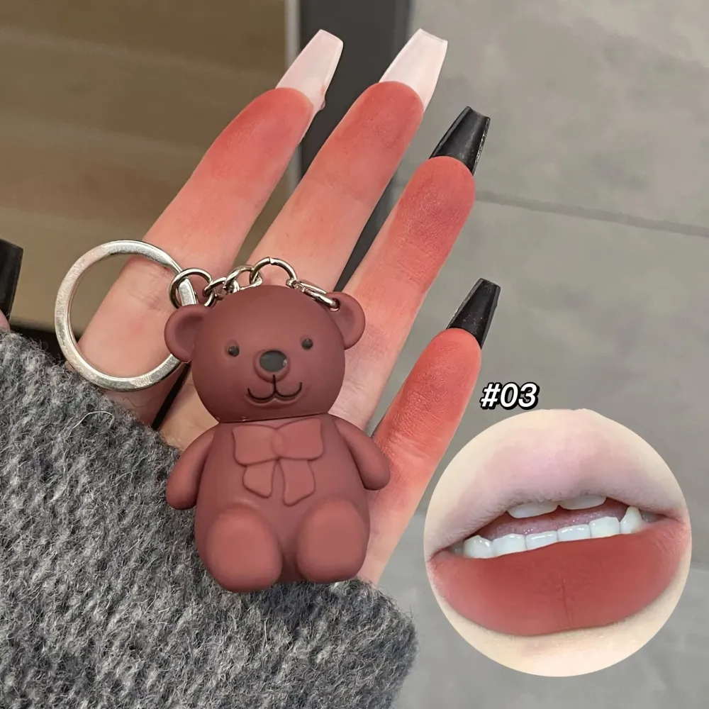 Little Bear Keychain Lipstick