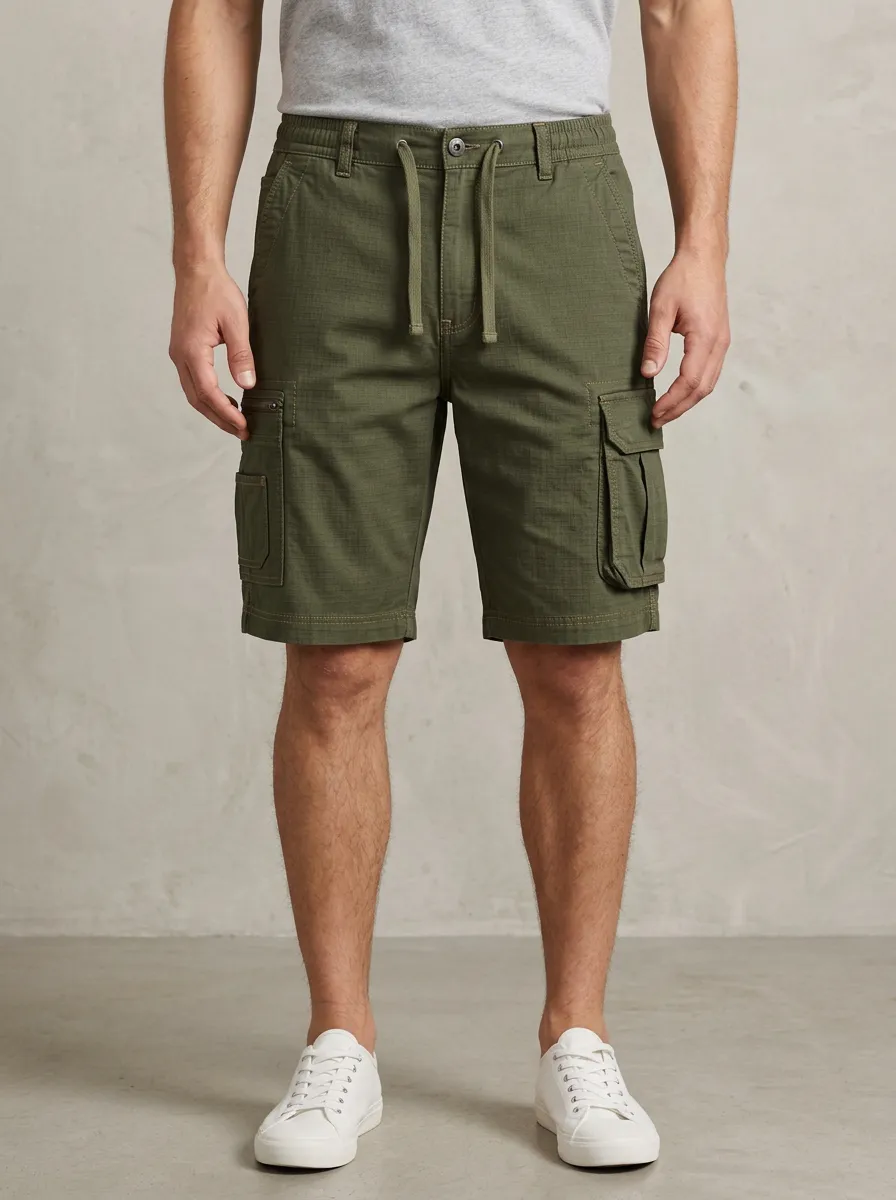 Men's Straight Leg Utility Cargo  Sweatshort