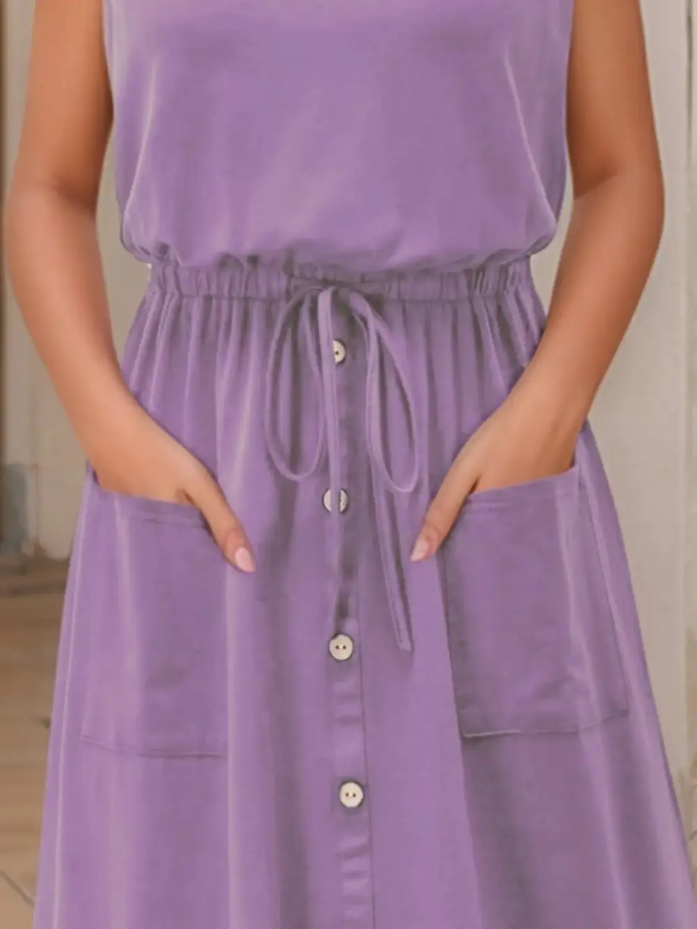 Everyday Round Neck A-Line Dress