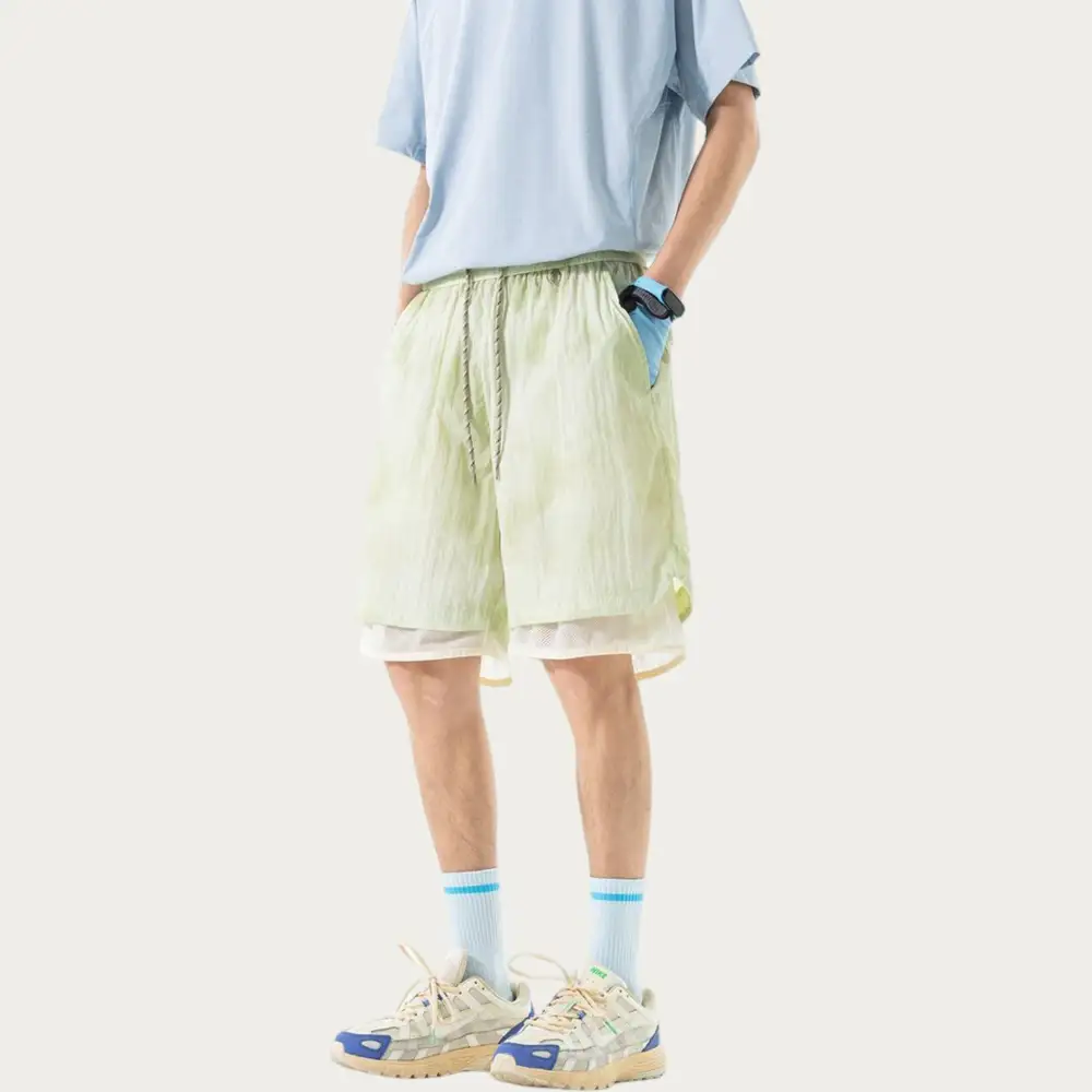 Drawstring Lightweight Mesh Men's Athletic Shorts