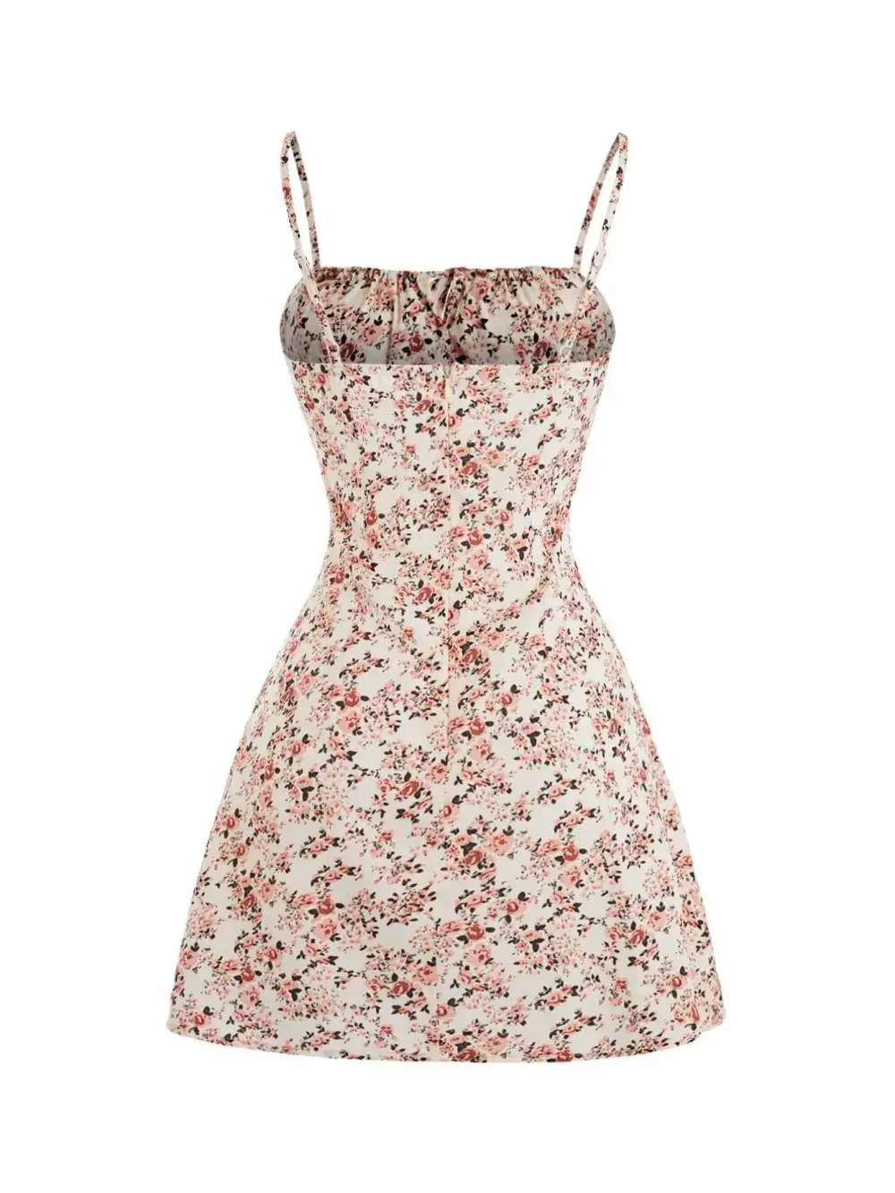 Soft Touch Floral Printed Mini Dress
