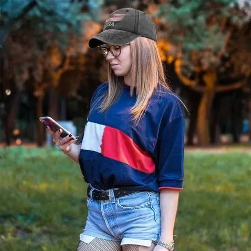 Women Men Baseball Cap Patriotic USA hat Men Medium American Flag Hat