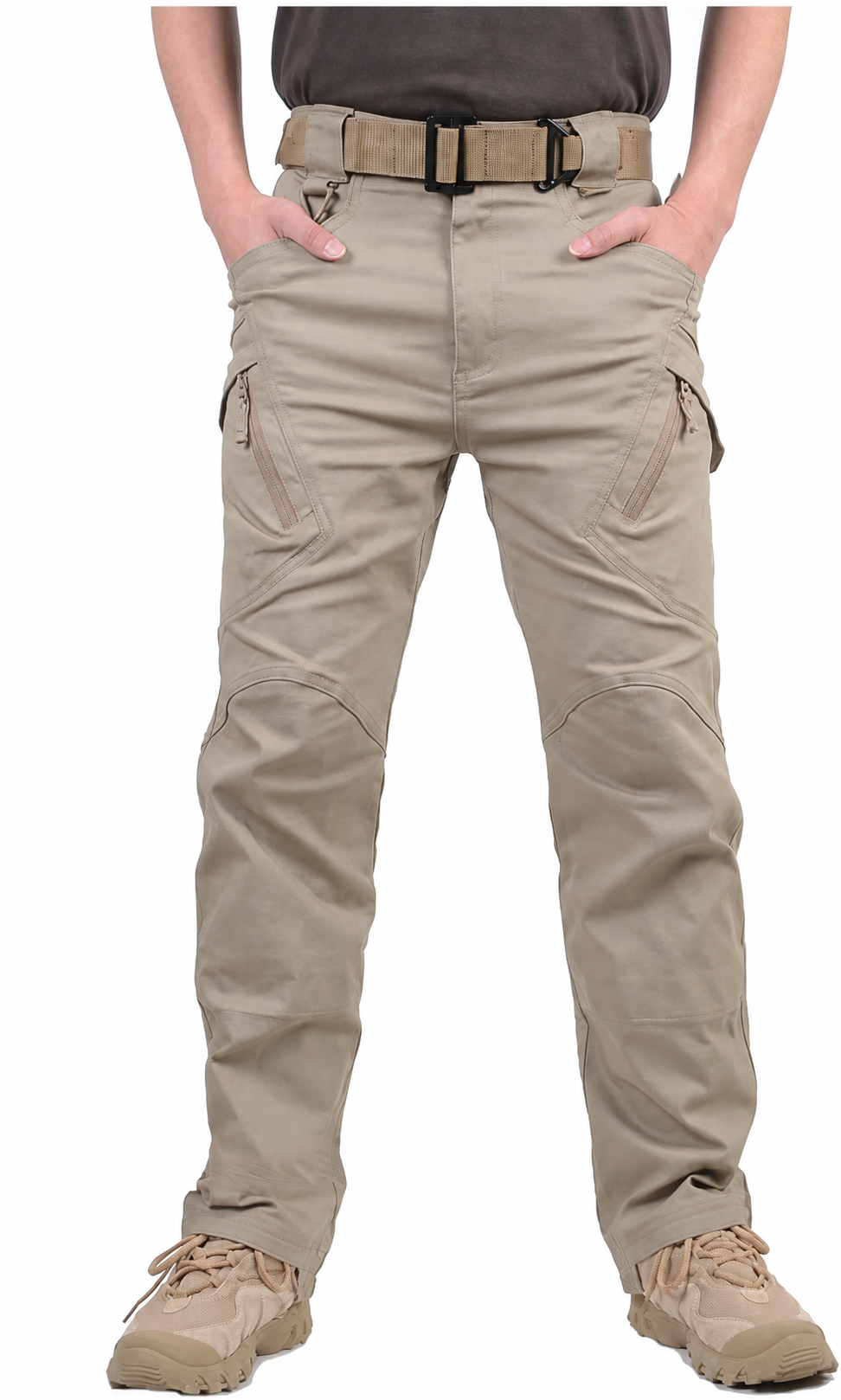 Men’s Hiking Tactical Pants Lightweight Cotton Outdoor Military Combat Cargo Trousers