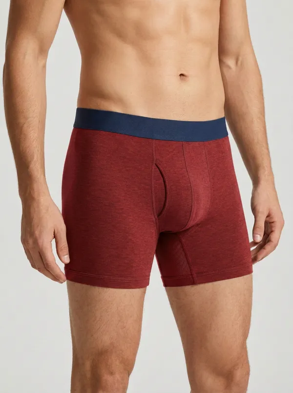 Everyday Waistband Detail Design Men's Boxer Briefs