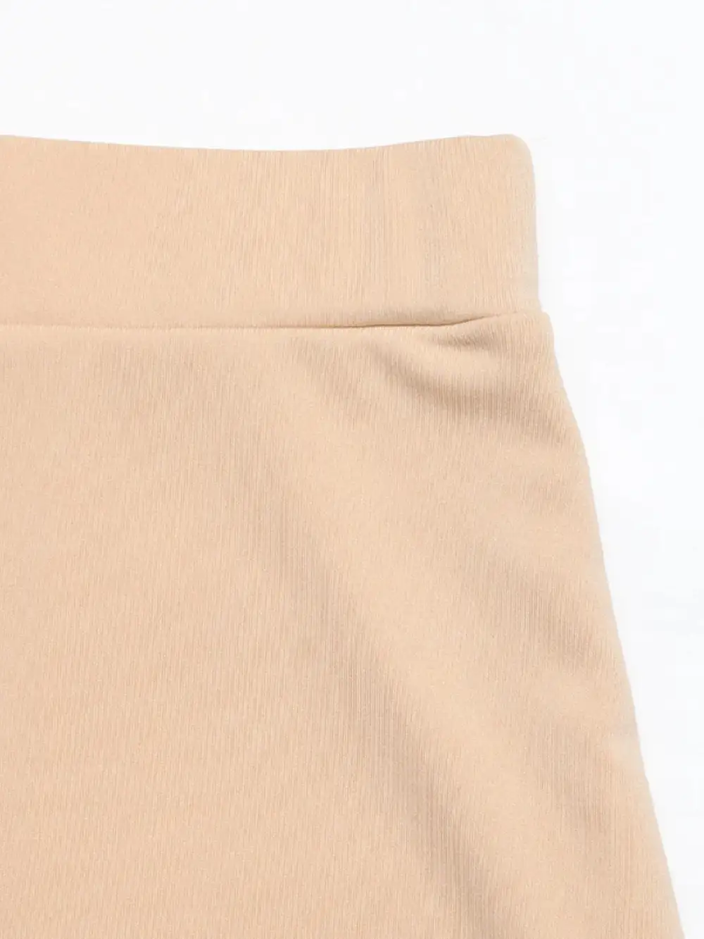 Natural Layered Midi Skirt