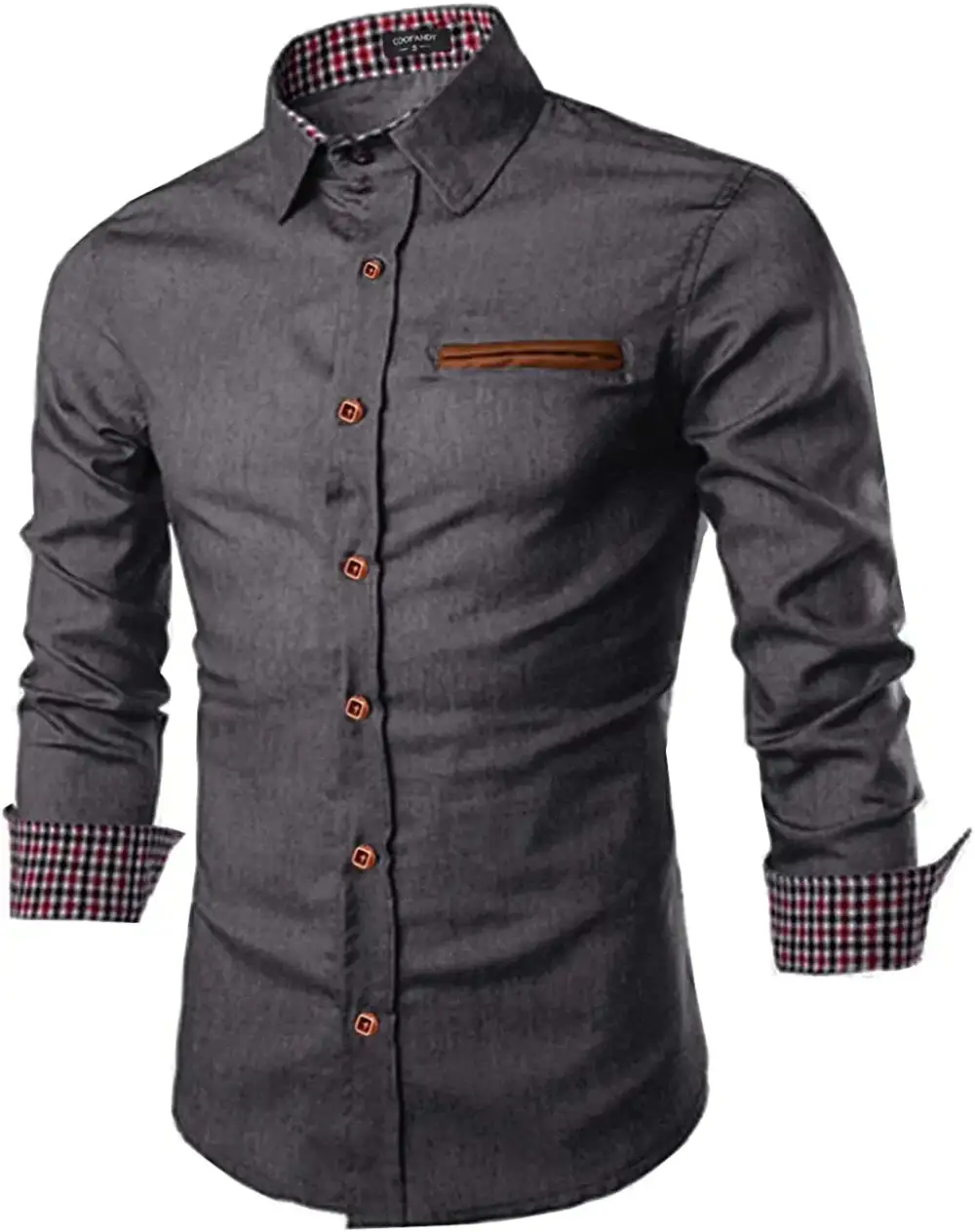 Casual Long Sleeve Button Denim Shirt