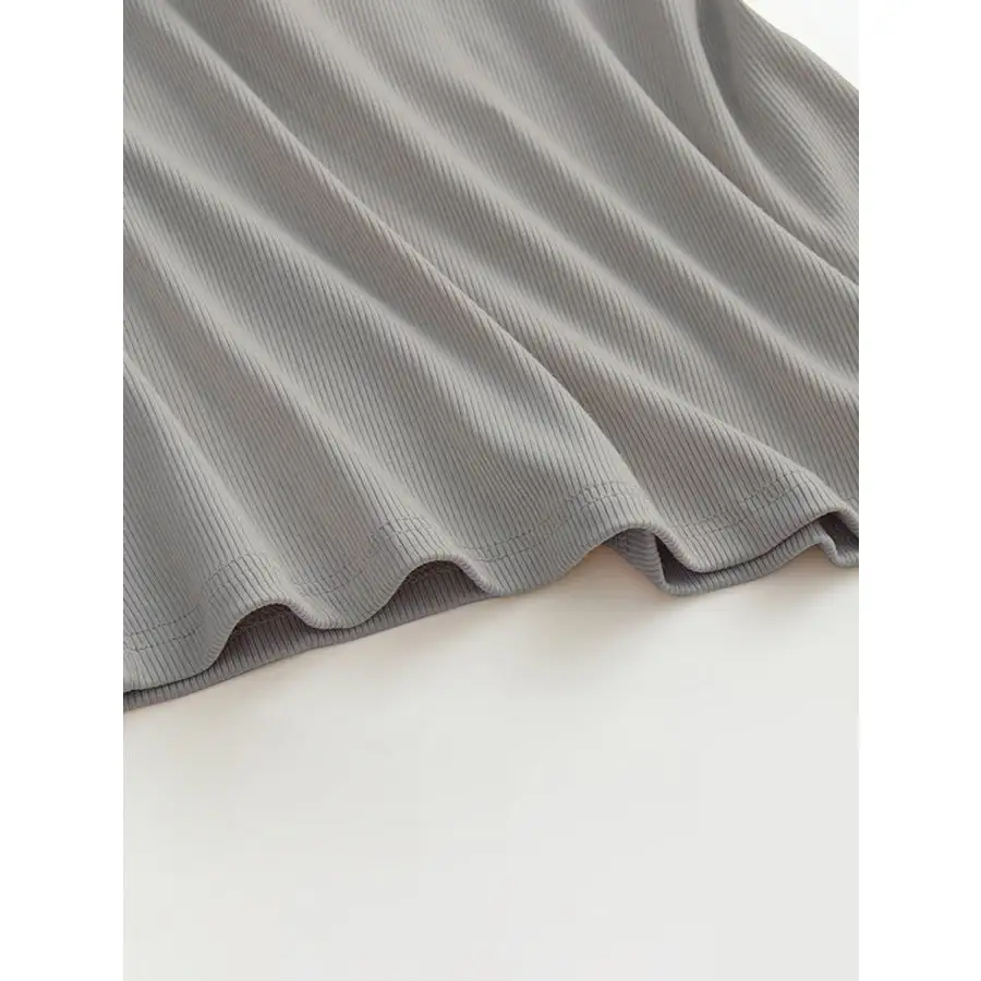 Grecian Neck Tank With Chest Pads