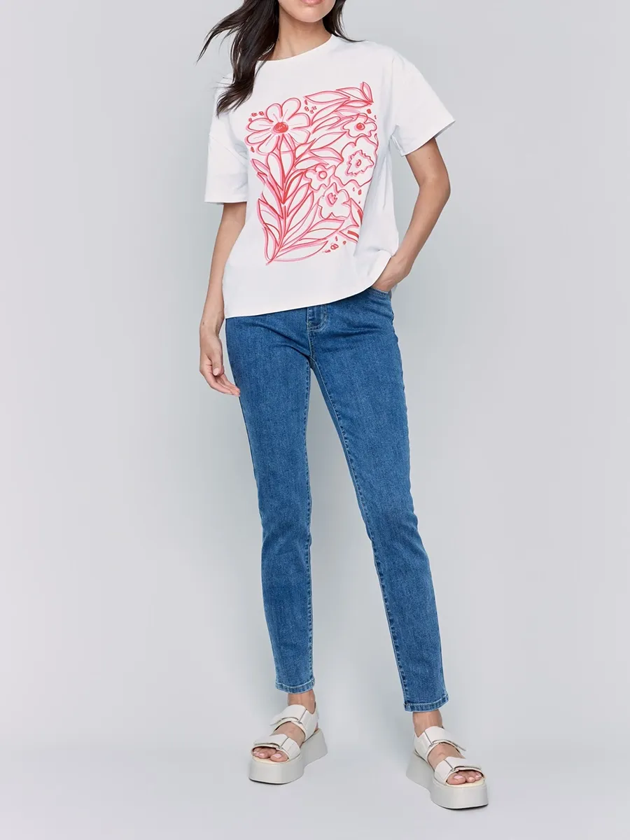 Versatile Short Loose Women's Short Sleeves