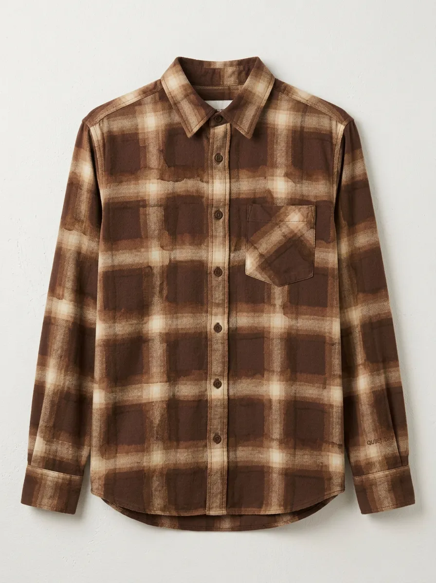 Classic Style Plaid Long-Sleeve Men's Long-Sleeve Shirt