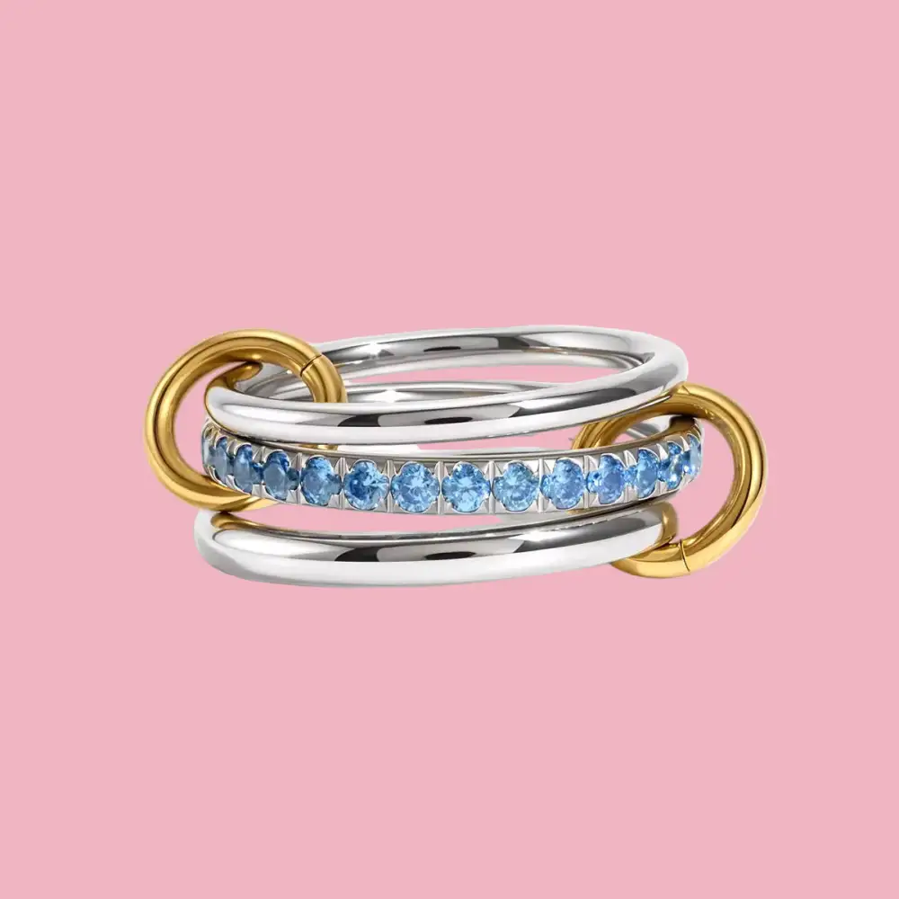 Polished Triple Accent Ring